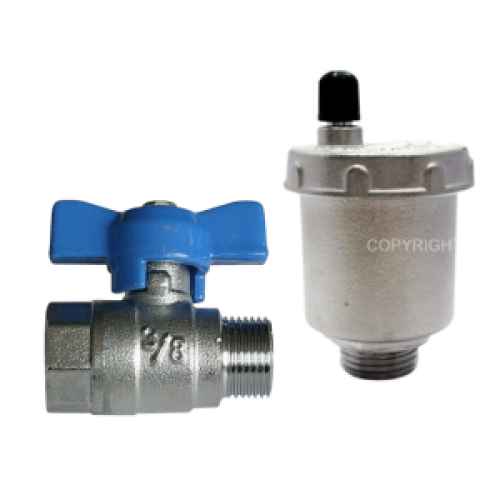 Air vent valves, ball valves