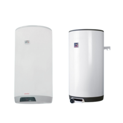 Combined wall-mounted, vertical water heaters