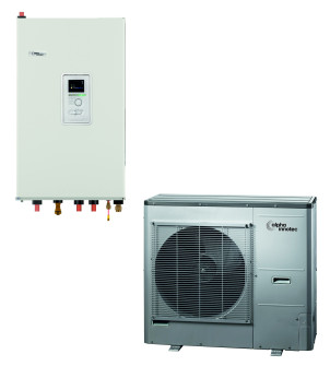 Ilma-vesilämpöpumppu hydraulinen moduuli L6 Split + HM6 inverter 7 kW Alpha-Innotec