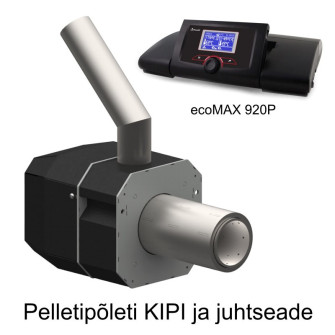 Pellet burner KIPI 5-20 kW and controller EcoMAX 920