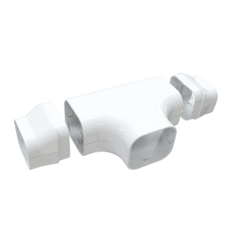 EXCELLENS DT Tee for 72×64 mm Trunking, Beige