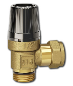 Safety relief valve 1/2", 0,7 MPa, LK 514 MultiSafe