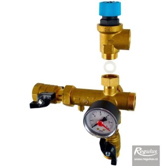 Turvaryhmä lämpimän käyttöveden säiliöille enintään 200 L 3/4" 6 bar SVK 