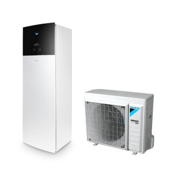 Air-Water Heat Pump with with integrated water heater 180L Altherma 3 6kW Daikin