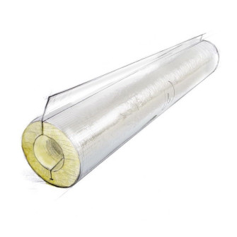 Mineral wool pipe section 30 mm insulation r.Heat.A Rohhe