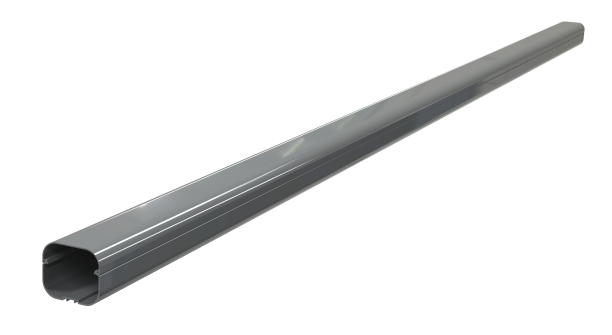 EXCELLENS T Trunking 72×64×2000 mm (Straight), Grey