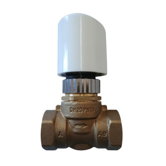 Two-way valve with actuator HC3/4″