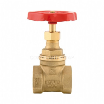 Brass gate valve 1", female, ITAP