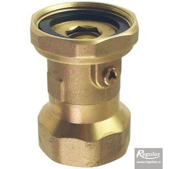 Ball valve with union 1 1/2" x 1" Regulus