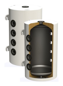 Storage tank with insulation PSM 100L 440x915 mm Sunsystem