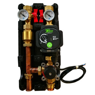 Pump group 90 R, LK 862 (pump Taco, three-way mixing valve, Kvs 6,3/10 m³/h)