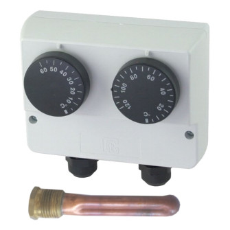 Double encased immersion thermostat 30-120 °C