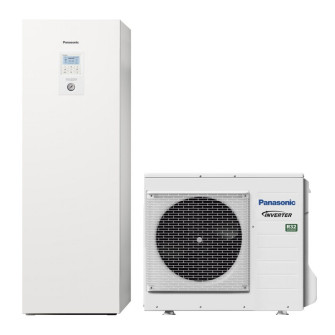 Ilma-vesilämpöpumppu Panasonic All in One High Performance Split 9 kW, 1F
