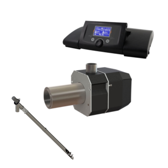 Burner set with control unit EM 920 NTC 5-16kW + pellet auger 2m up to 50kW in two parts KIPI