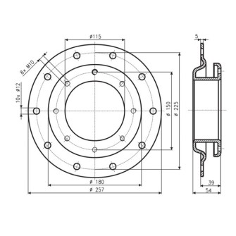 Flange 225/150 Dražice